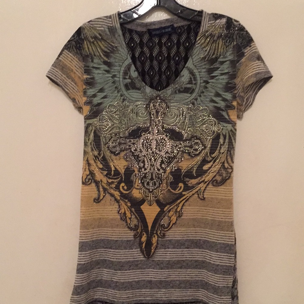 Super Cute top with a lot of bling.